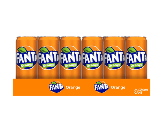 Fanta orange blik (24x 33cl)