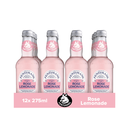Fentimans rose lemonade flesje (12x 275ml)