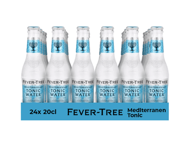 Fever tree mediterranen tonic water flesje (24x 20cl)