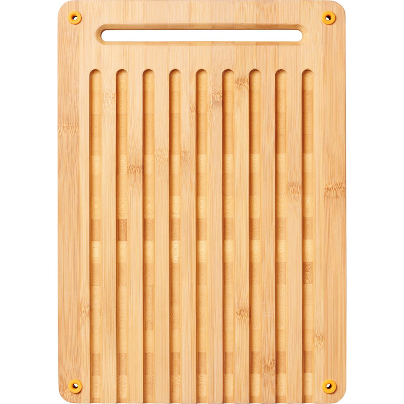 Load image into Gallery viewer, Fiskars Functional Form Bamboe broodsnijplank
