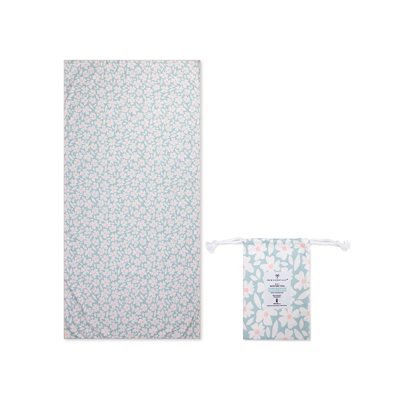 Load image into Gallery viewer, Florish | groene microvezel handdoek 180 x 90 cm
