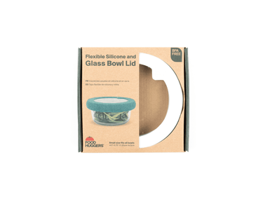 Food huggers siliconen deksel - white - medium