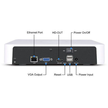 Foscam FN8108H, 8-kanaals 5MP Netwerk Video Recorder