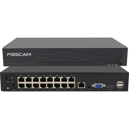 Foscam FNA216HE, 16-kanaals 4K 8MP PoE NVR
