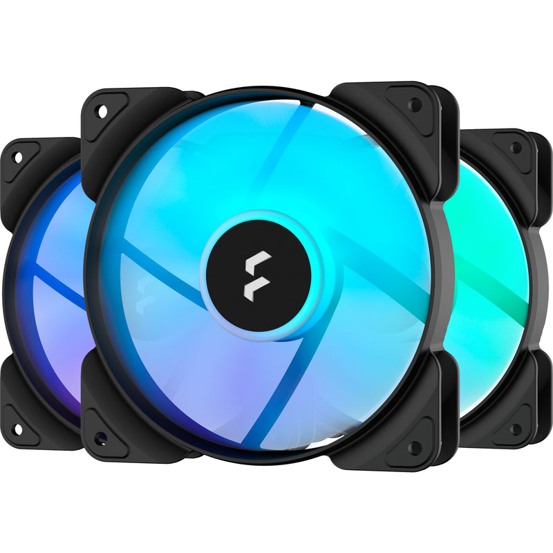 Load image into Gallery viewer, Fractal design aspect 12 rgb pwm black frame 3 fan pack
