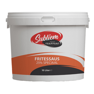 Subliem frappant fritessaus 25% (10 liter)
