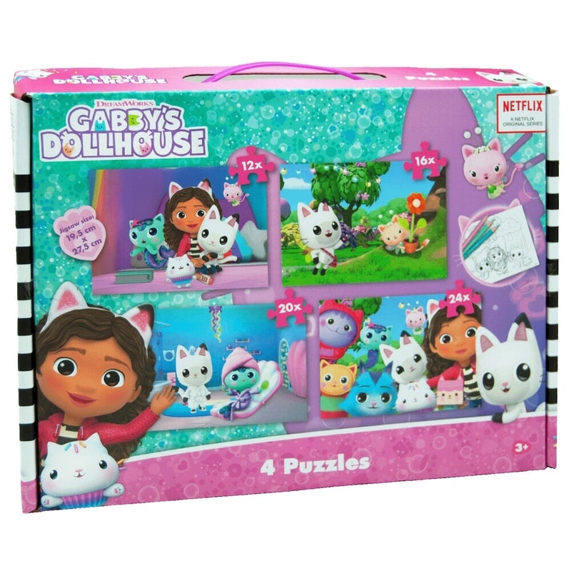 Load image into Gallery viewer, Gabby's dollhouse 4 puzzles
