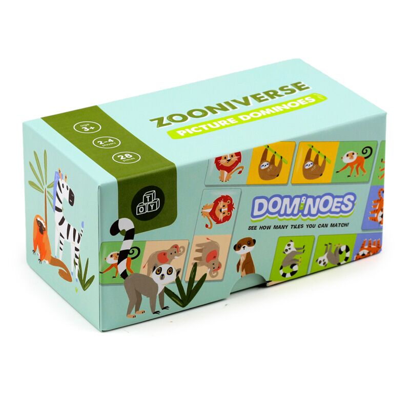 Load image into Gallery viewer, Zooniverse kinder domino set
