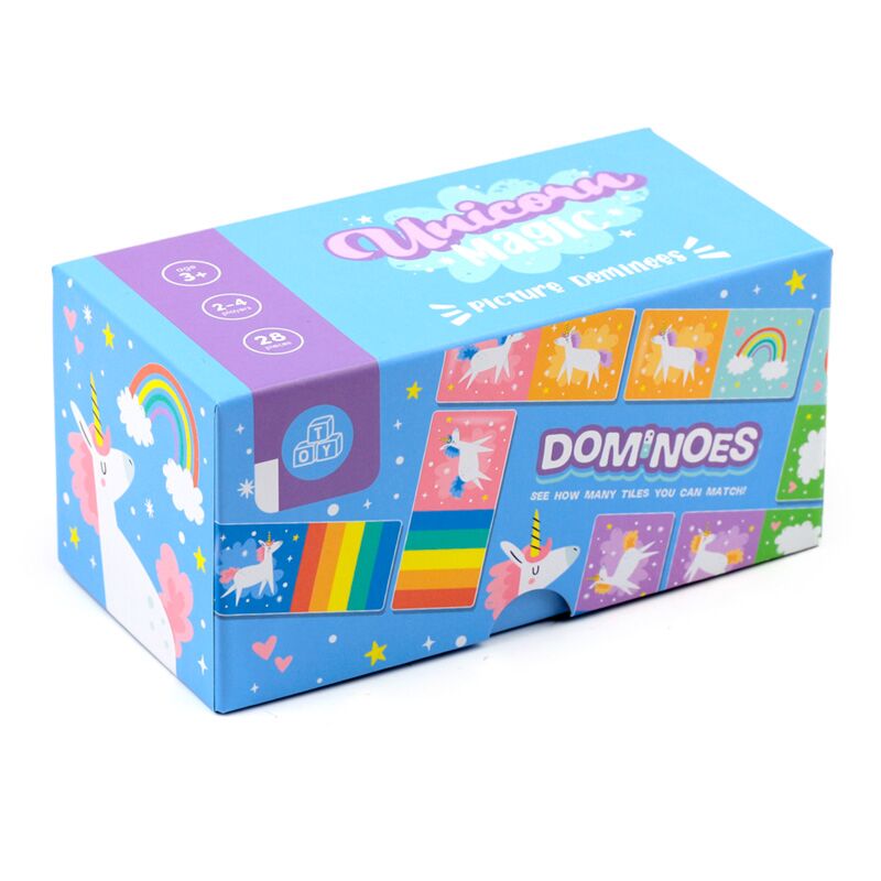 Load image into Gallery viewer, Unicorn magic kinder domino set
