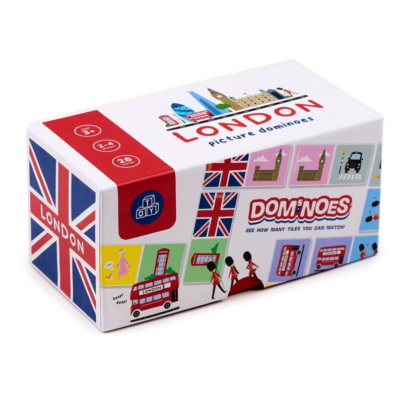 Load image into Gallery viewer, Londen souvenir kinder domino set
