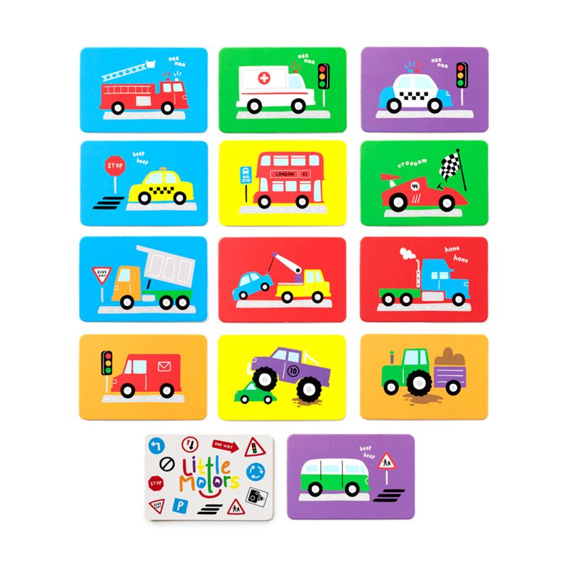 Load image into Gallery viewer, Kleine motors kids memory kaartset
