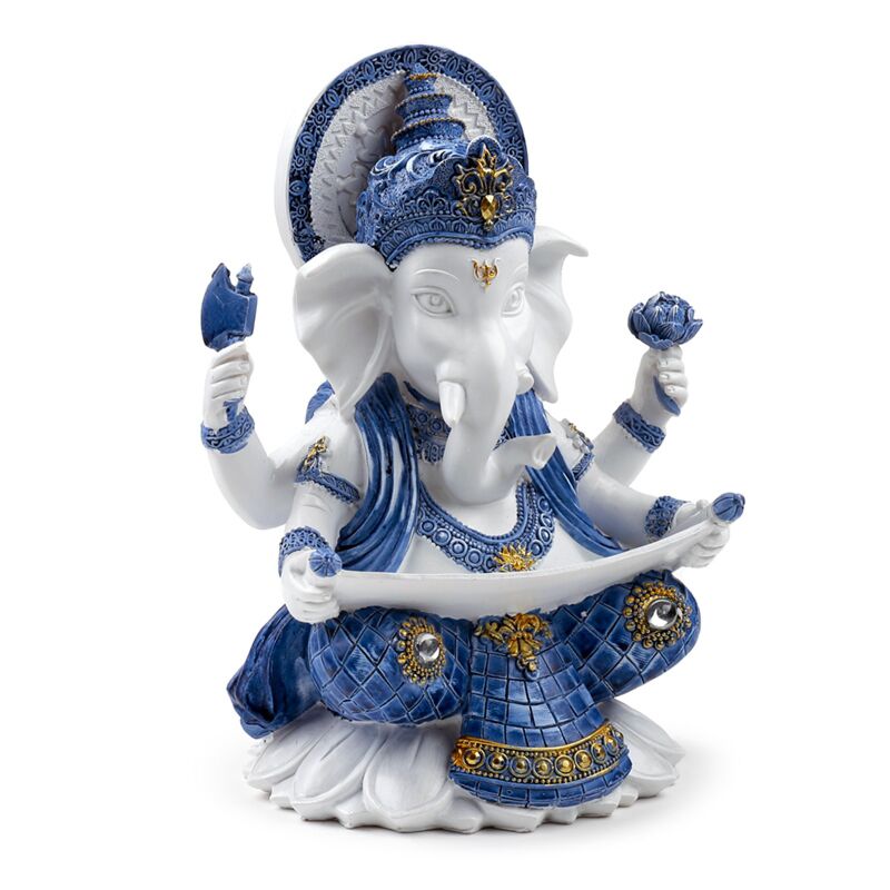Load image into Gallery viewer, Wit blauw ganesh kennis
