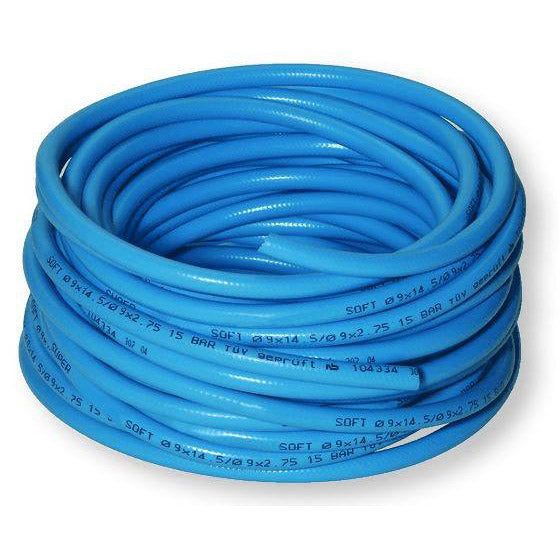 Berner 44515 DL5139 Luchtslang blauw (15 Bar) 9mm 10 meter