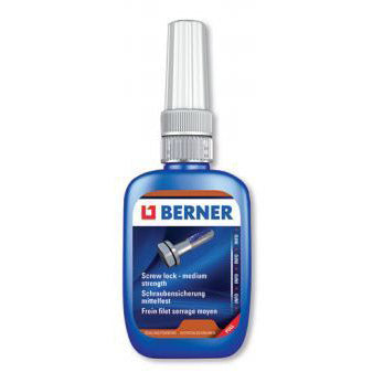 Berner schroefdraadborgmiddel middel-sterk 24ml
