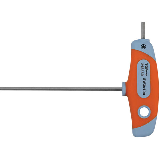 Berner t-inbussleutel topline sw 3mm x 100mm oranje