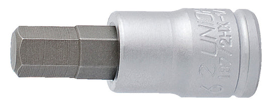 Unior dopsleutel 1 4 inbus 187 2hx 2,5mm