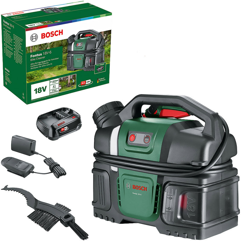 Load image into Gallery viewer, Bosch hogedrukreiniger fontus snoerloos 20bar 18v 6l

