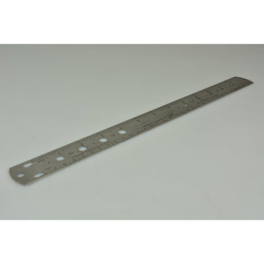 Icetoolz liniaal en meetlat 31cm voor spaken, rvs
