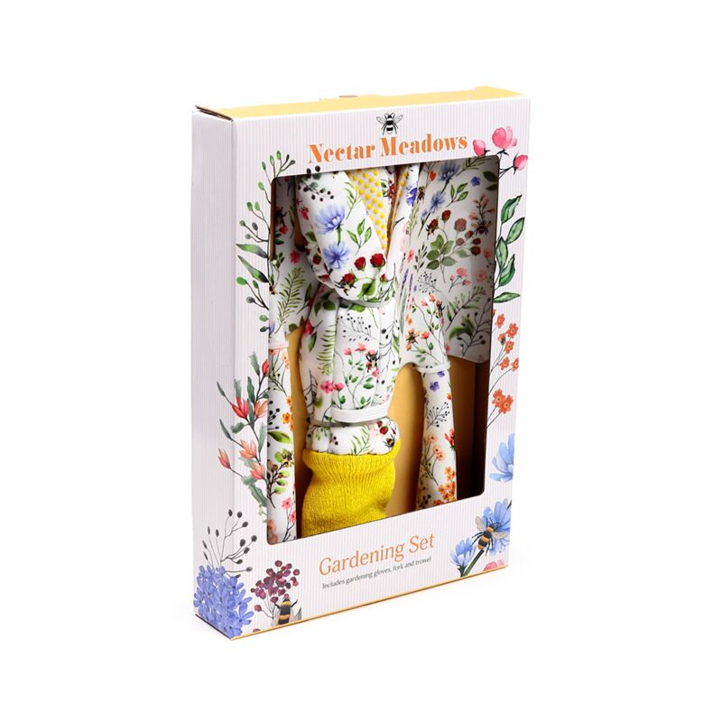 Load image into Gallery viewer, Nectar meadows 3-delige tuinierset gift box
