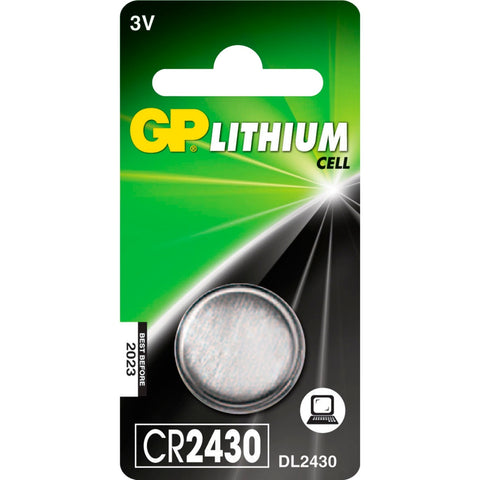 CR2430 Lithium Button Cell 3V 1HP