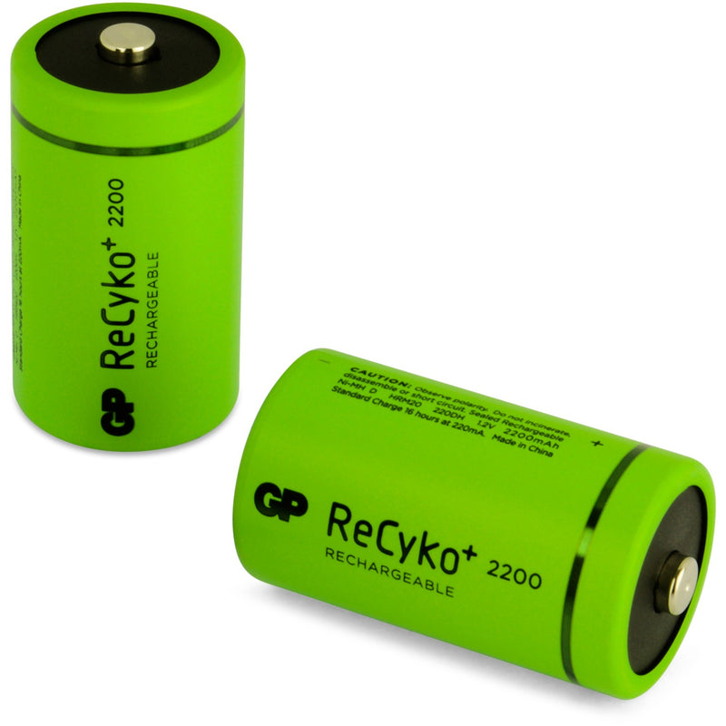 Load image into Gallery viewer, GP Batteries ReCyko+ D 2200 2 oplaadbare batterijen
