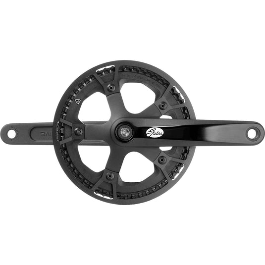 Gates crankstel cdn s250 55t 175mm metalen beschermrand zw.