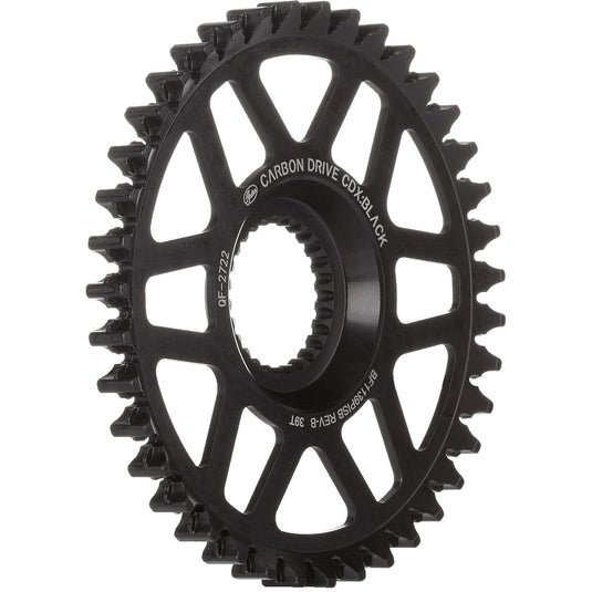 Gates tandwiel cdx 39t fin line pinion chromoly zwart