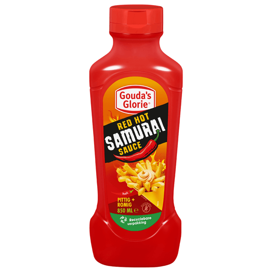 Gouda's glorie gouda’s glorie red hot samurai sauce (550ml)