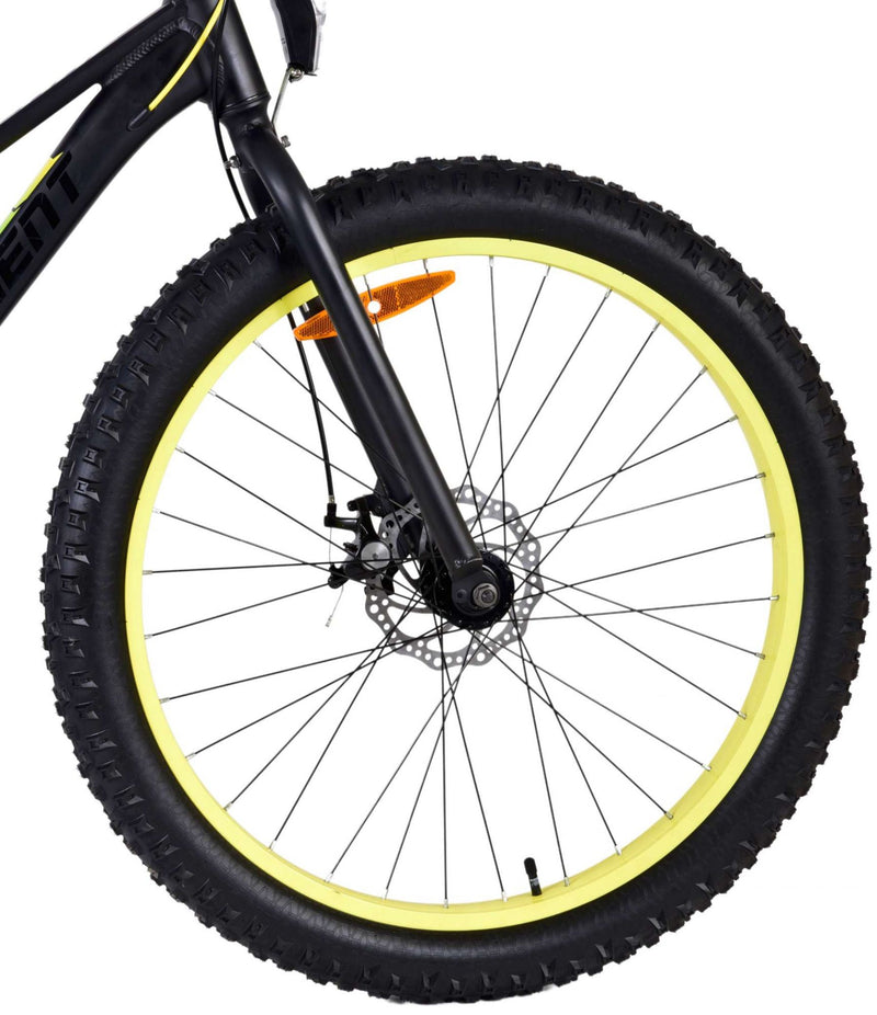 Load image into Gallery viewer, Volare Gradient Kinderfiets – Jongens – 26 inch – Zwart Geel Groen – 7 speed – Prime Collection

