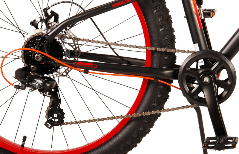 Load image into Gallery viewer, Volare Gradient Kinderfiets – Jongens – 26 inch – Zwart Oranje – 7 speed – Prime Collection
