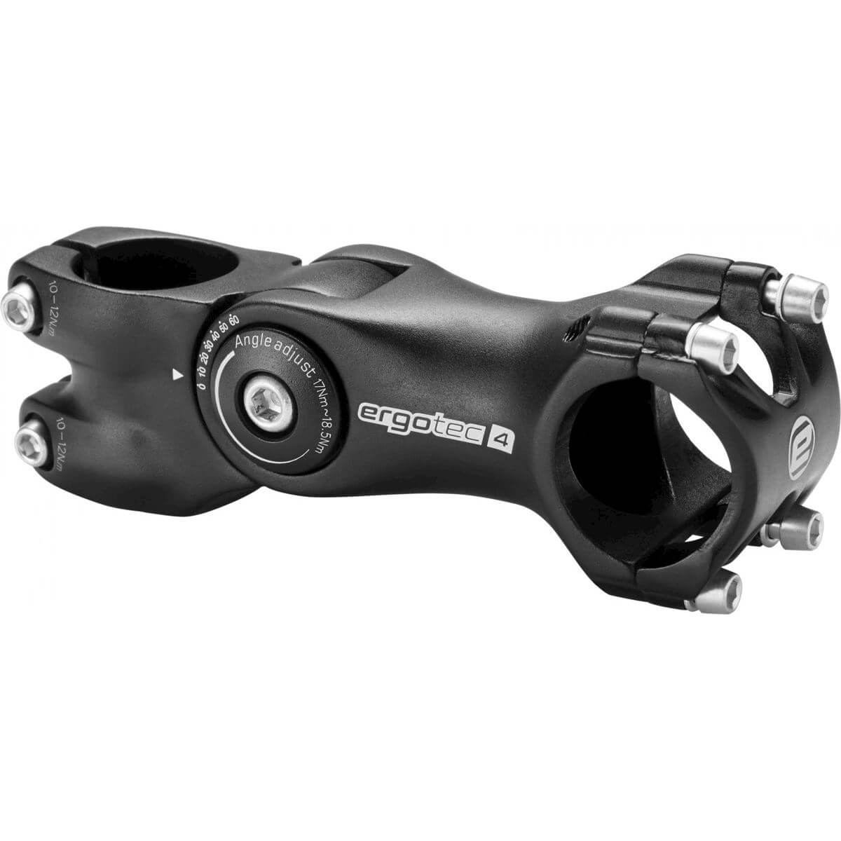 Stem adjustable ergotec octopus 2 ahead 31.8 black