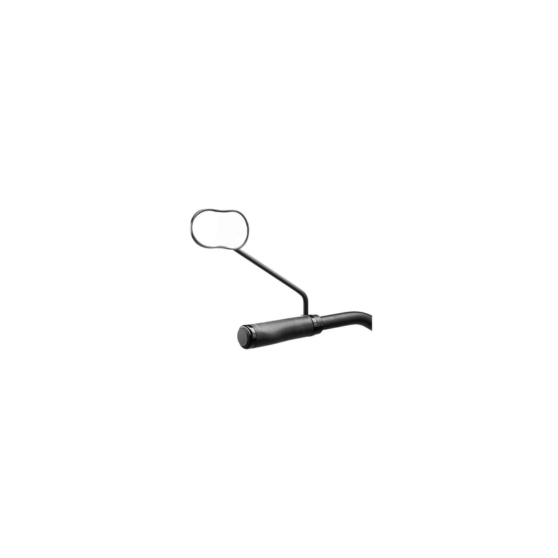 Load image into Gallery viewer, Ergotec Spiegel M-88L lange arm 111 x 52 mm aluminium zwart gezandstraald
