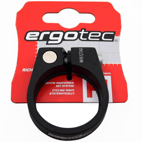 Ergotec Saddle clamp SCI-105 34.9mm with screw matt black