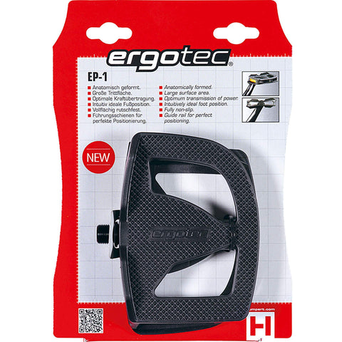 Pedal set Ergotec EP-1 anti-slip- black