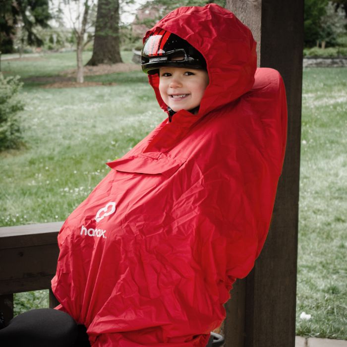 Load image into Gallery viewer, Hamax rain poncho - red
