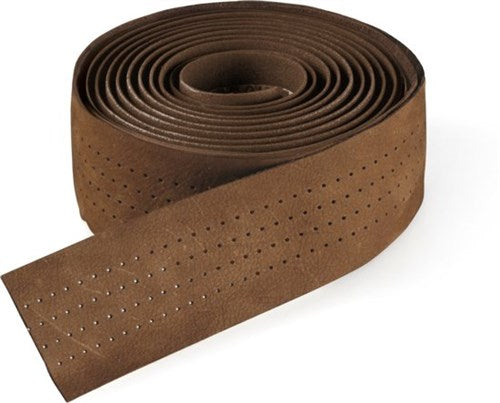 Handlebar tape real leather dark brown