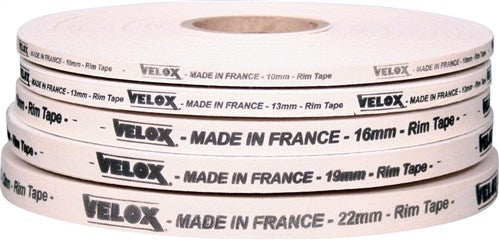 rim tape 16 mm / 2 meters cotton white per roll