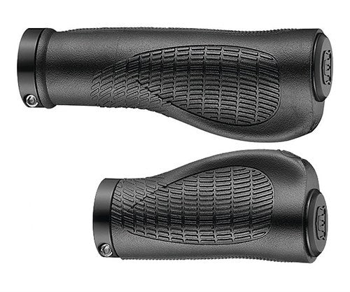 Load image into Gallery viewer, Union ErgoLock 128 95mm Zwart Bicycle Handlebar
