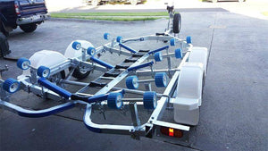 Polyurethaan kimrol boottrailer 110x75mm blauw