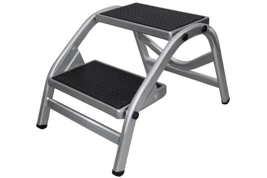 Darwin caravan opstap dubbel aluminium