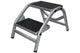Darwin caravan opstap dubbel aluminium