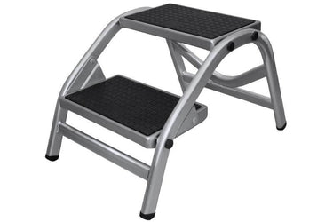 Darwin caravan opstap dubbel aluminium