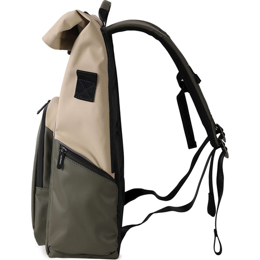 Hedgren commute bike hub rugtas 23,9l beige olive