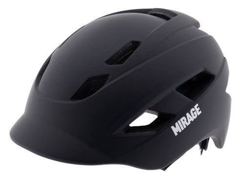 Mirage urban helm e-bike led 58-61cm mat zwart