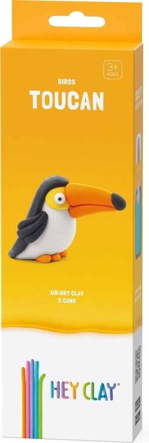 Hey-clay toucan 3 cans boetseerklei