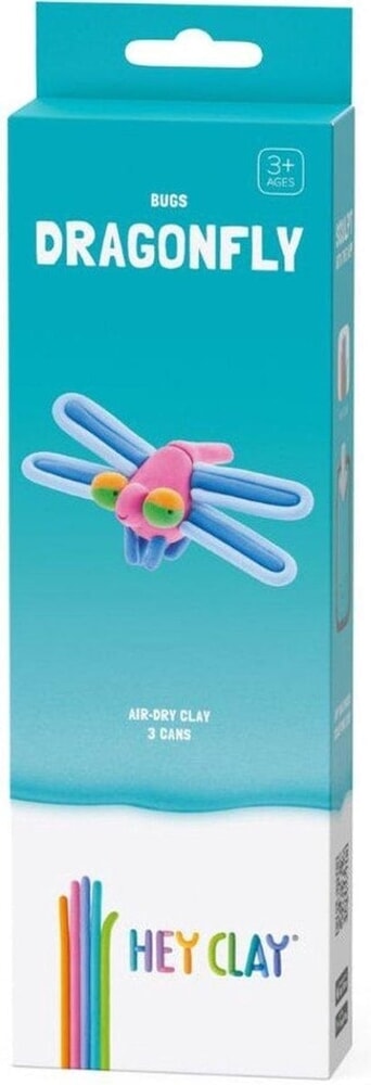 Hey-clay insecten libelle 3 cans boetseerklei