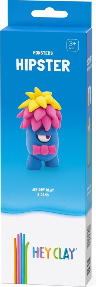 Hey-clay hipster 3 cans boetseerklei