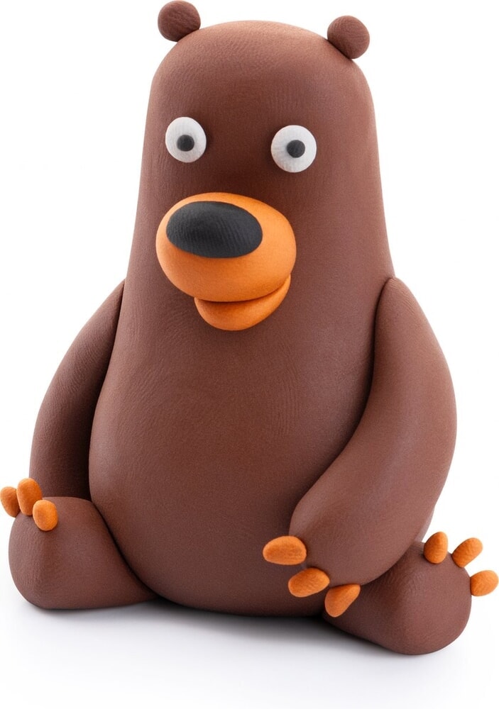 Load image into Gallery viewer, Hey-clay bear 3 cans boetseerklei
