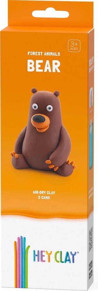 Load image into Gallery viewer, Hey-clay bear 3 cans boetseerklei
