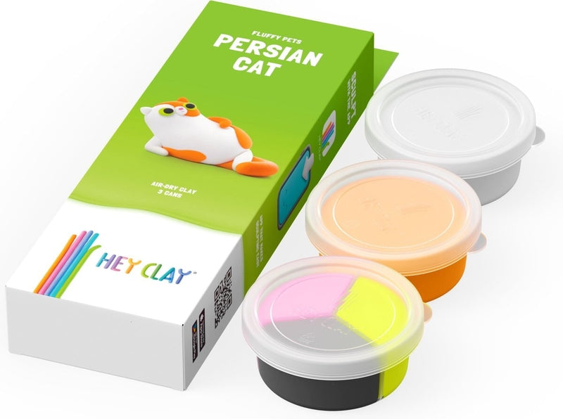 Load image into Gallery viewer, Hey-clay fluffy pets perzische cat boetseerklei
